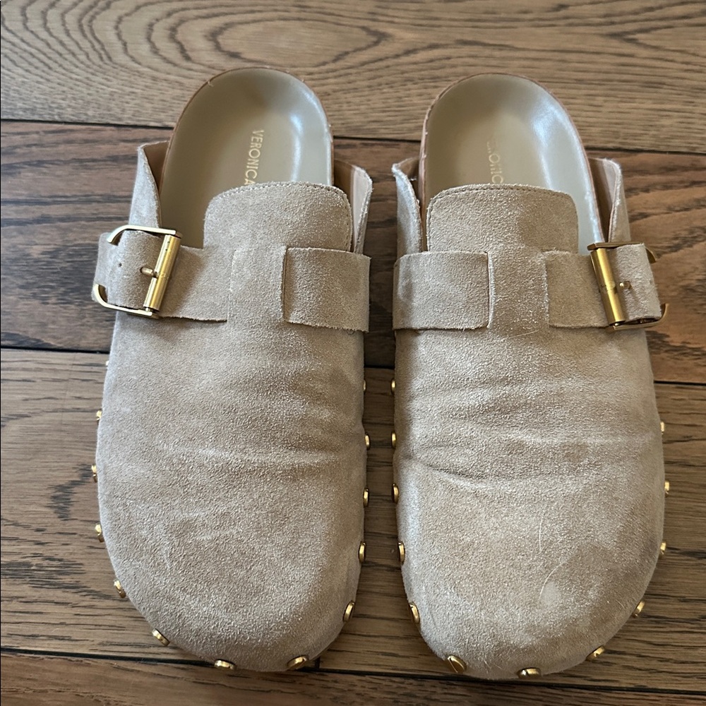 Veronica Beard Fern Suede Clog